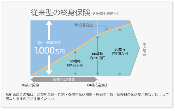 5年ごと利差配当付終身保険