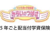 フコク生命の「みらいのつばさ」(5年ごと配当付学資保険)S(ステップ)型