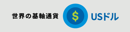 世界の基軸通貨 USドルのイメージ