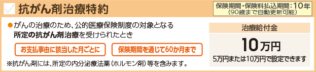 抗がん剤治療特約