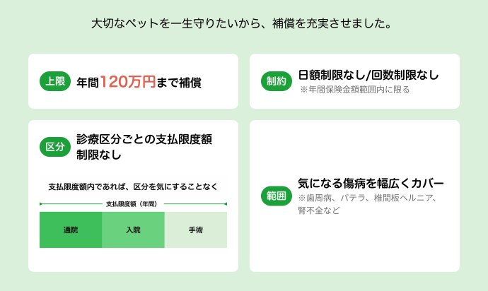 商品説明と補償内容