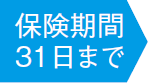 保険期間31日まで