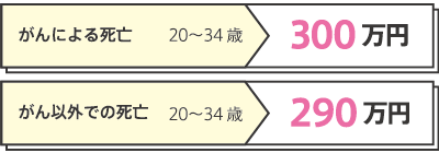 死亡保障の保険金額