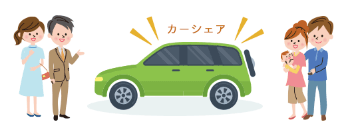 カーシェアのイメージ