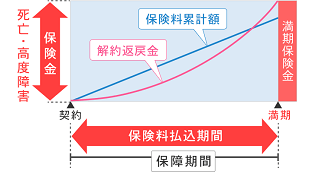 養老保険の図