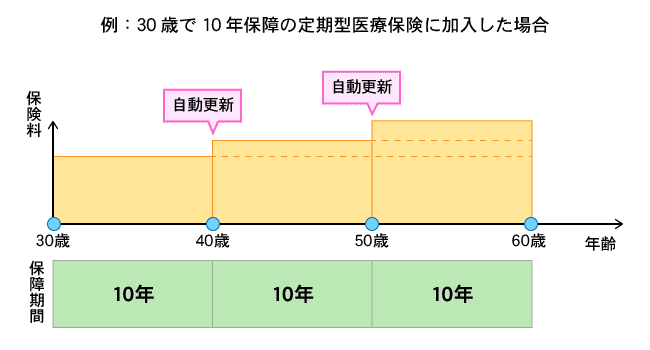 図2　定期型医療保険のイメージ