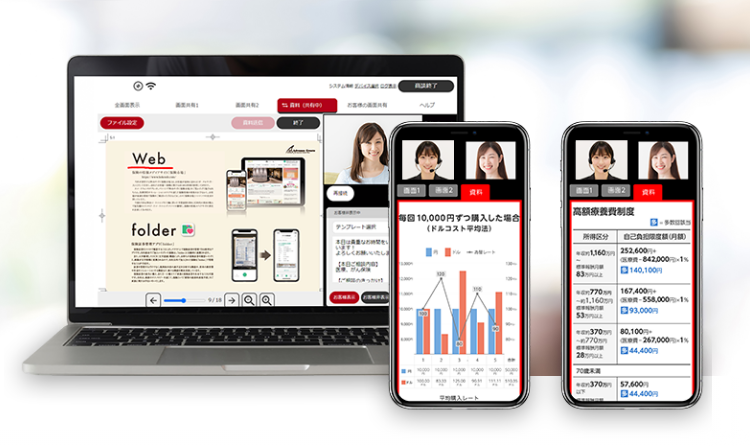 オンライン保険相談のイメージ