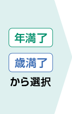 年満了・歳満了から選択