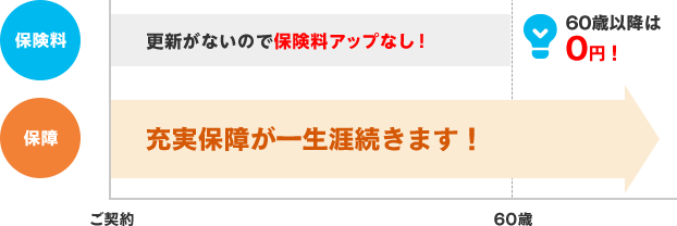 「60歳払済」の図