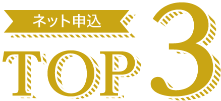 ネット申込TOP3 ライフネット生命ランキングバナー