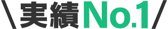 実績No1